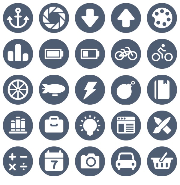 600x619 Beautiful Flat Mono Color Icons Free Icon Packs Ui Download