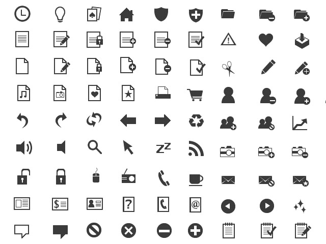640x480 Free Icon Set Mono Minimal Icons