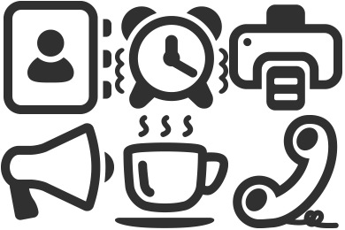 390x260 Mono Business Iconset