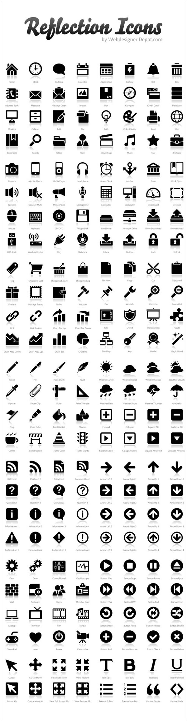 600x2306 Mono Icon Set Pack Collection For Web Design Interface Best Ui