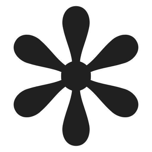 512x512 Asterisk, Mono Icon Free Of Snipicons Mono