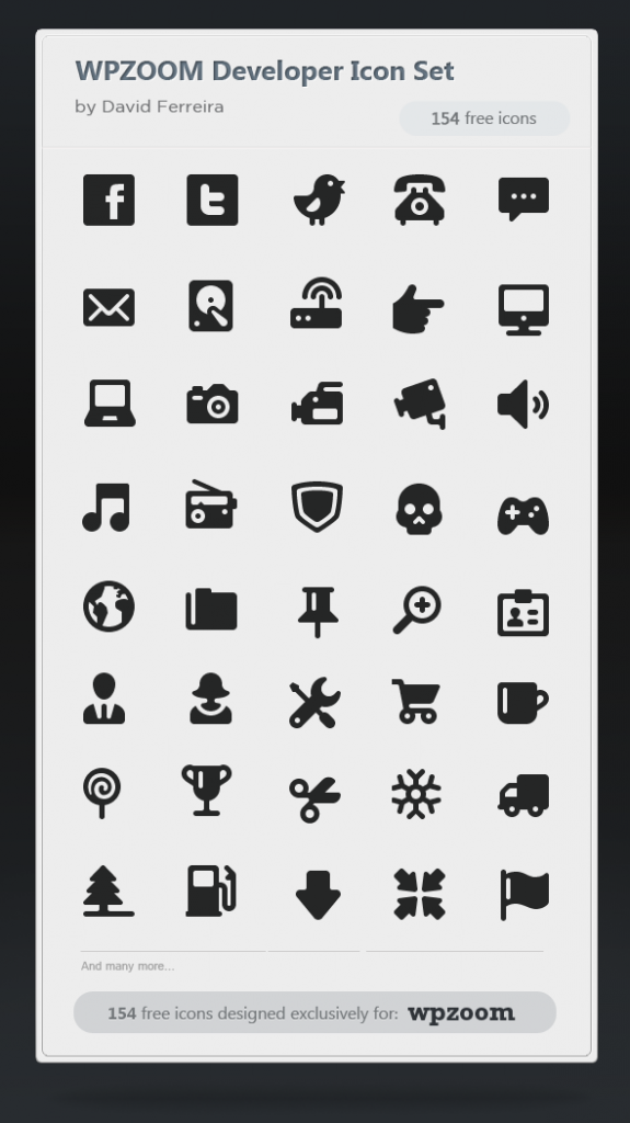 575x1024 Free Monochrome Developer Icons Bloggingpro