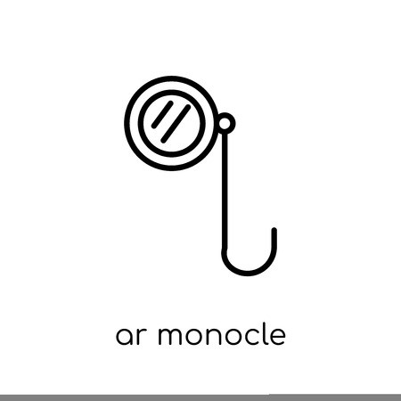 450x450 Ar Monocle Icon Trendy Modern Flat Linear Vector Ar Monocle Icon