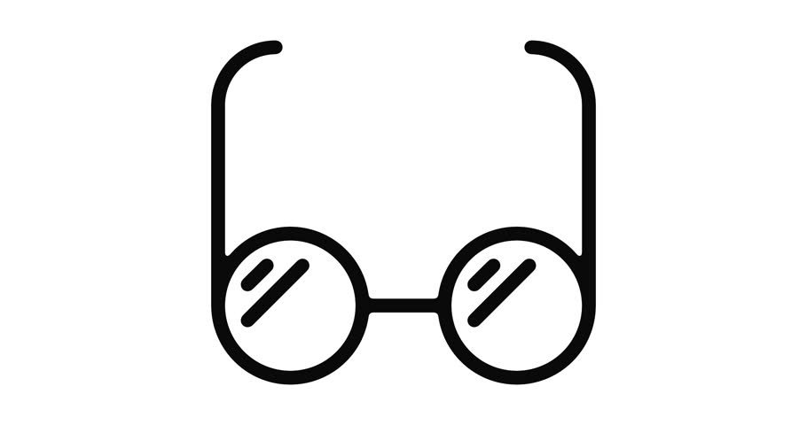 910x480 Monocle Icon Stock Video Footage