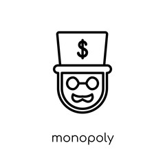 240x240 Monopoly Icon Trendy Flat Vector Monopoly Icon On White