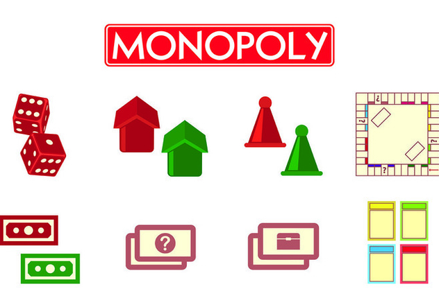 632x443 Set Of Monopoly Icons Free Vector Download Cannypic