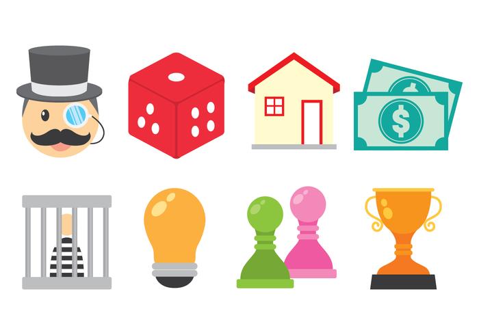 700x490 Bright Monopoly Icon Vectors