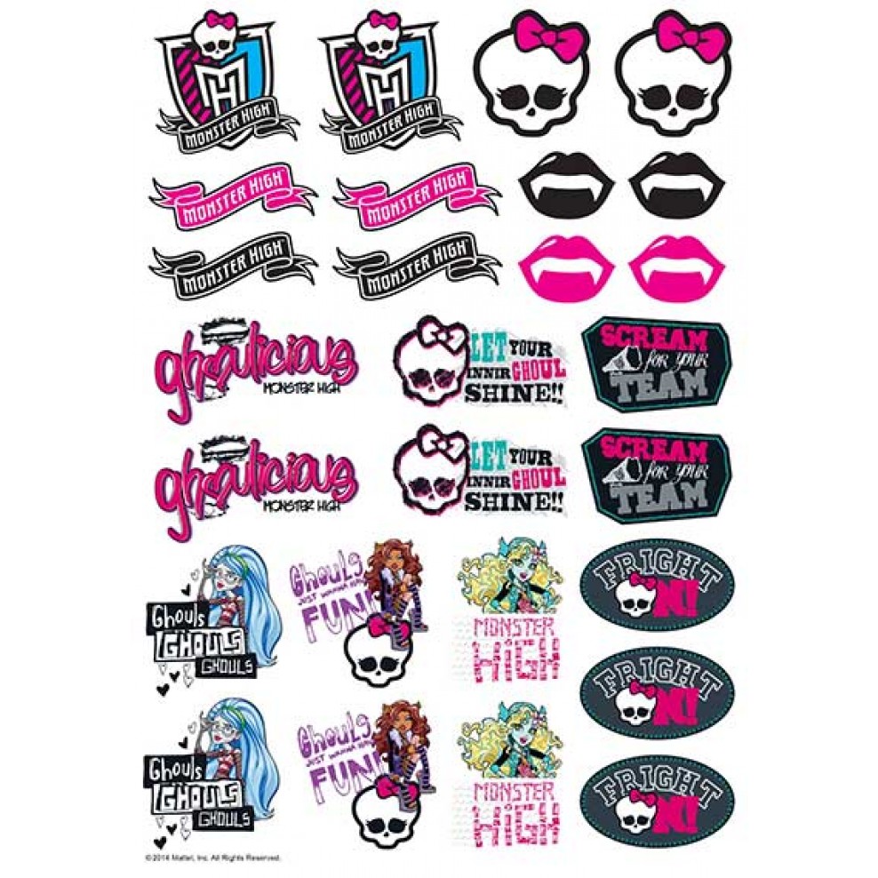 988x988 Monster High Icons Sheet