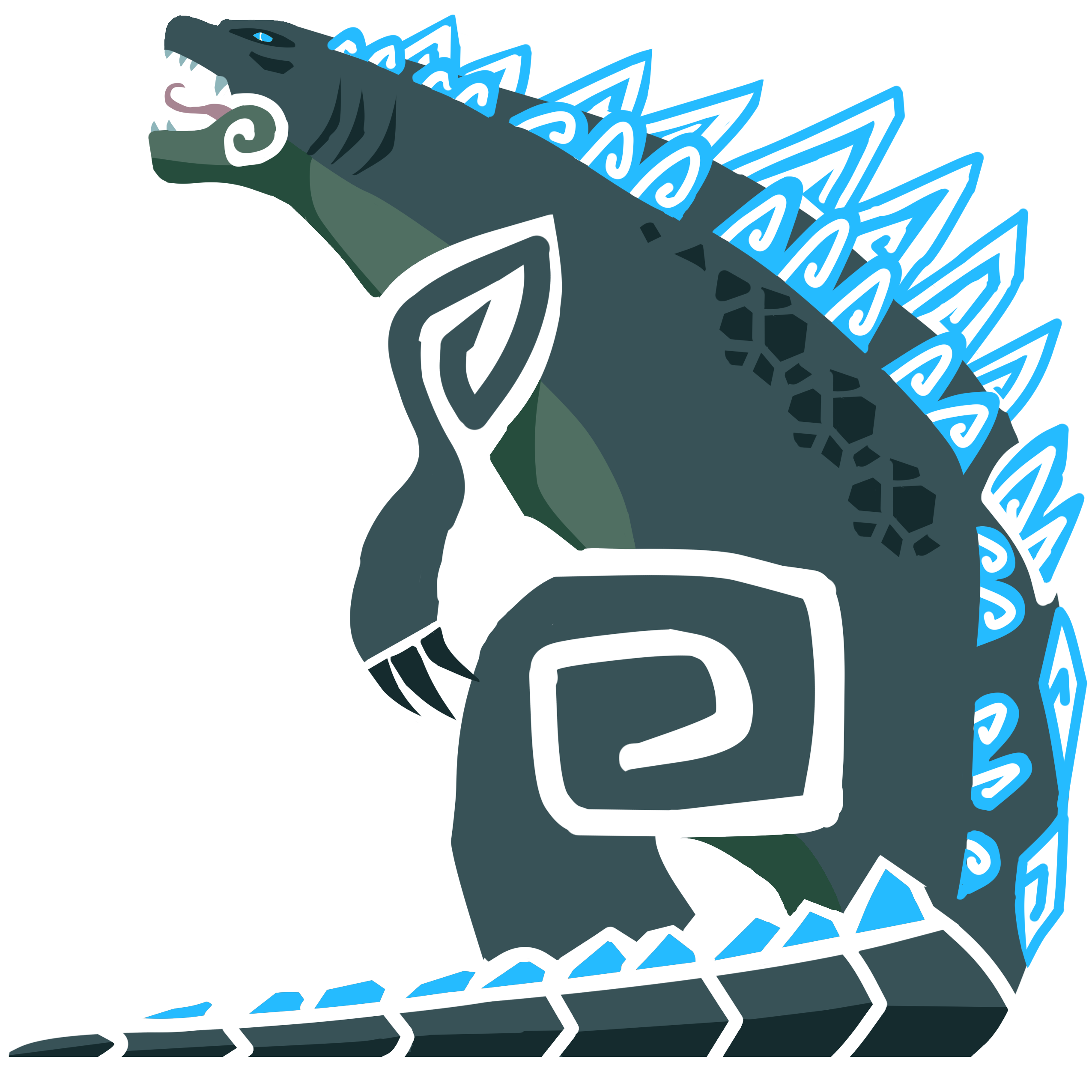 2550x2550 Godzilla, Monster Hunter Style Monsterhunter