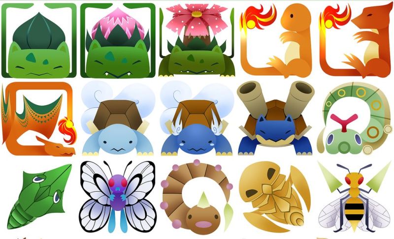 800x486 The Original Pokemon, Redone As Monster Hunter Icons