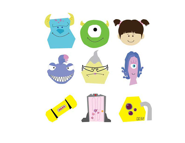 600x464 Monsters,inc On Behance