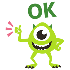 240x240 Animated Monsters, Inc Line Stickers Line Store