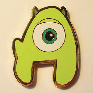 300x300 Le Letter A Monsters Inc Icon Mike New Generation Disneyland Paris