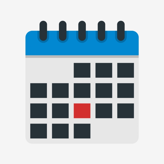 640x640 Vector Calendar Icon, Calendar, Month, Schedule Png And Vector