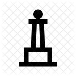 256x256 Monument Icon Of Line Style
