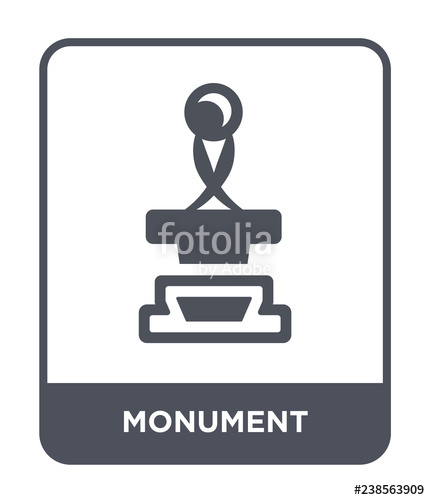 430x500 Monument Icon Vector Stock Image And Royalty Free Vector