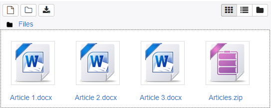 543x216 Moodle Icon View
