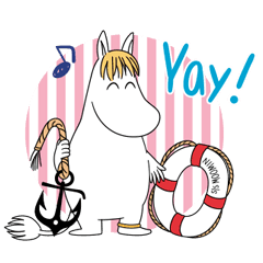 240x240 Moomin Animated Summer Stickers Line Stickers Line Store
