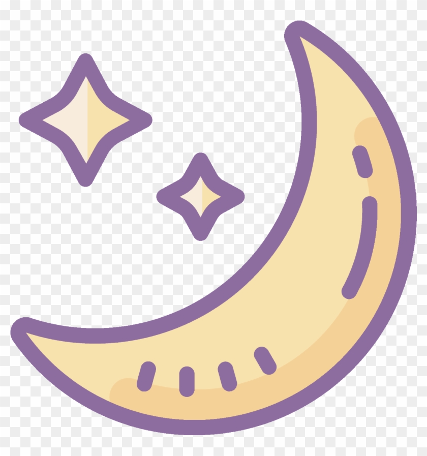 840x897 Moon And Stars Icon
