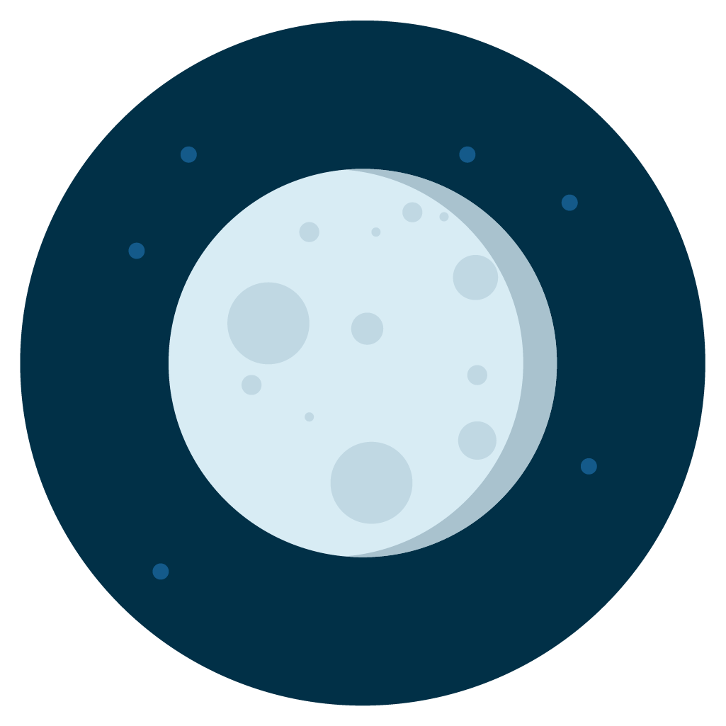 1025x1025 Moon Icon Vector