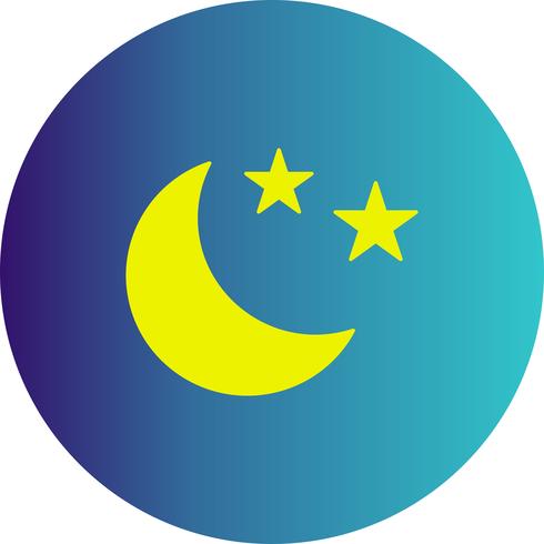 490x490 Vector Stars And Moon Icon
