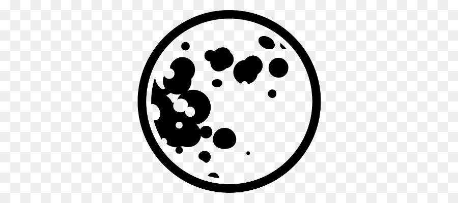 900x400 Full Moon Clipart