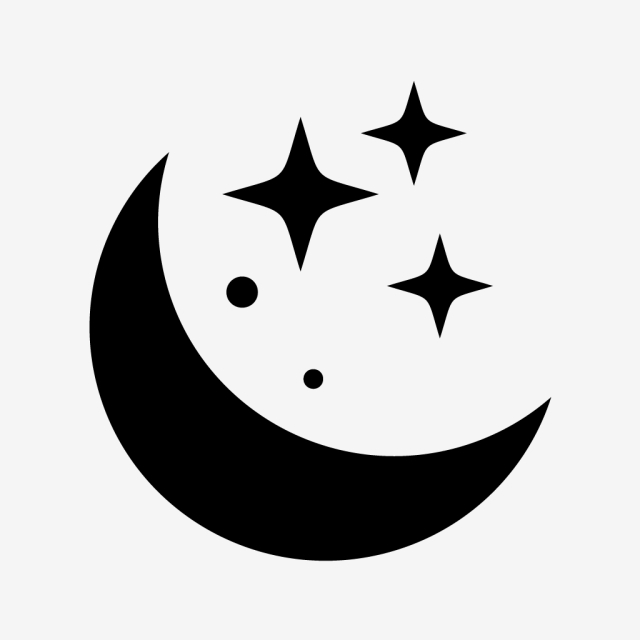 640x640 Vector Moon Icon, Moon Icon, Star, Space Png And Vector