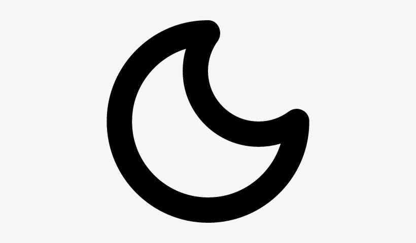 820x480 Moon Icon Vector