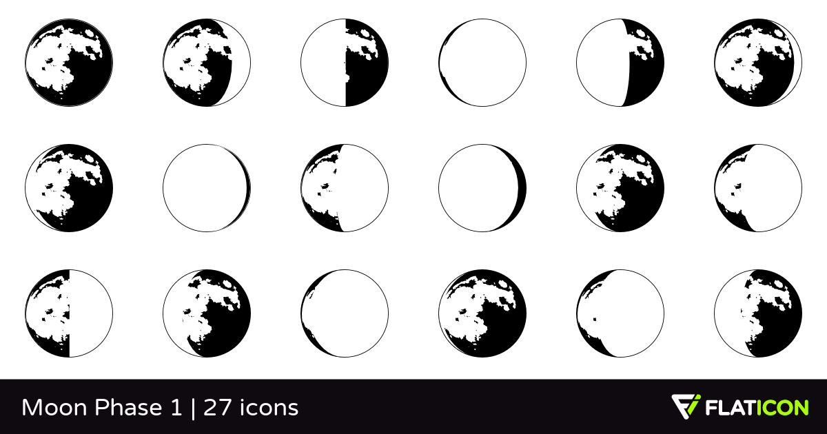 1200x630 Moon Phase Free Icons