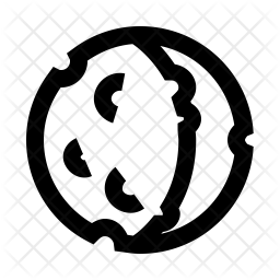 256x256 Moon Phase Icon Of Line Style