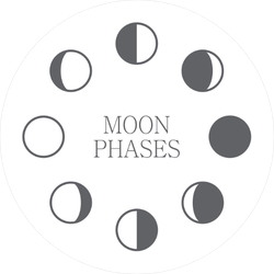 250x250 Moon Phase Icons Sticker