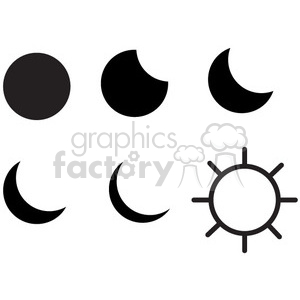 300x300 Moon Phases Vector Icon Clipart Royalty Free Gif, Png