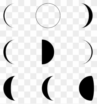 320x341 Free Png Moon Phases Clip Art Download