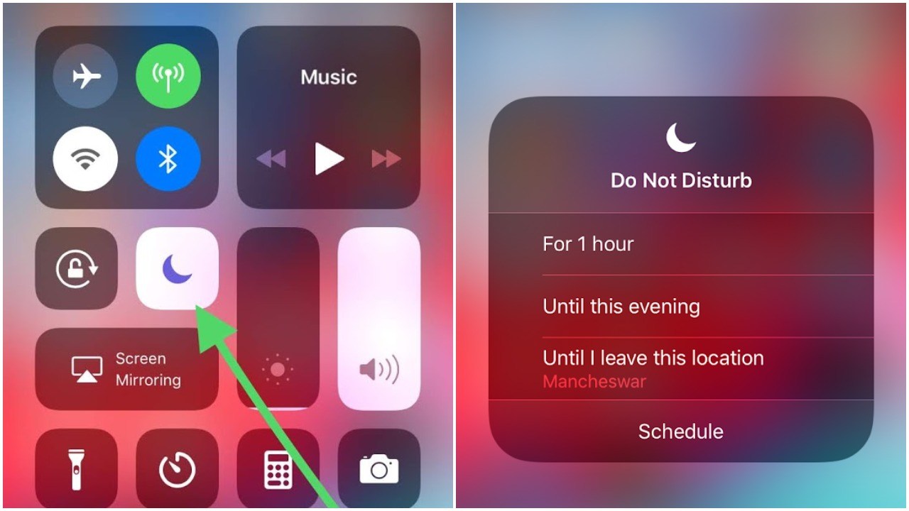 1280x720 How To Use Do Not Disturb In Ios Ubergizmo