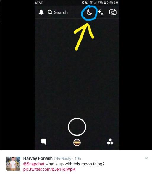 514x590 What Does Snapchat Moon Symbol Mean Moon Icon Button May Not Be