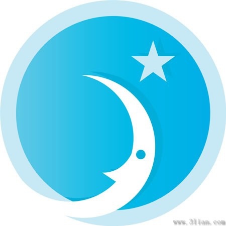 450x450 Moon Star Icon Vector Free Vector In Adobe Illustrator