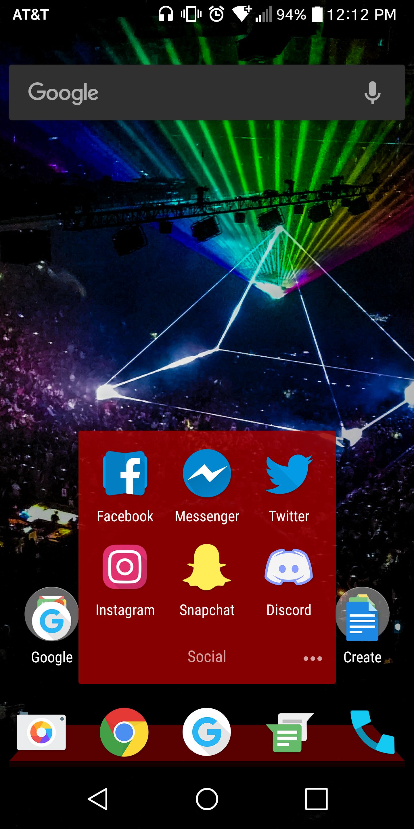 1440x2880 My Home Screen Nova Launcher With Moonshine Icon Pack