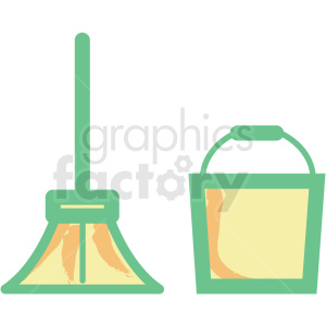 300x300 Mop Bucket Flat Vector Icon Clipart Royalty Free Gif, Png