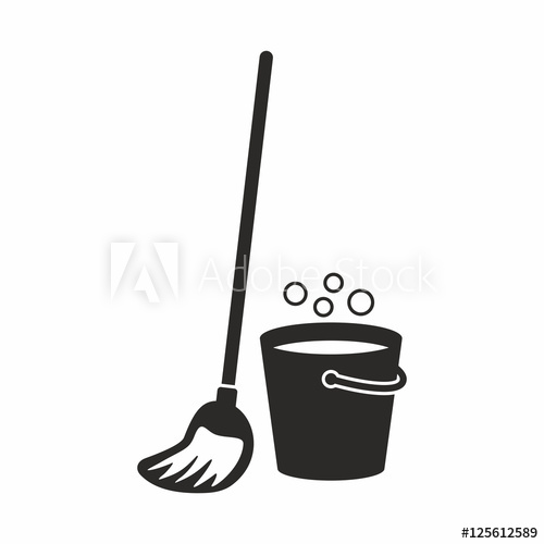 Mop Bucket Icon at Vectorified.com | Collection of Mop Bucket Icon free ...