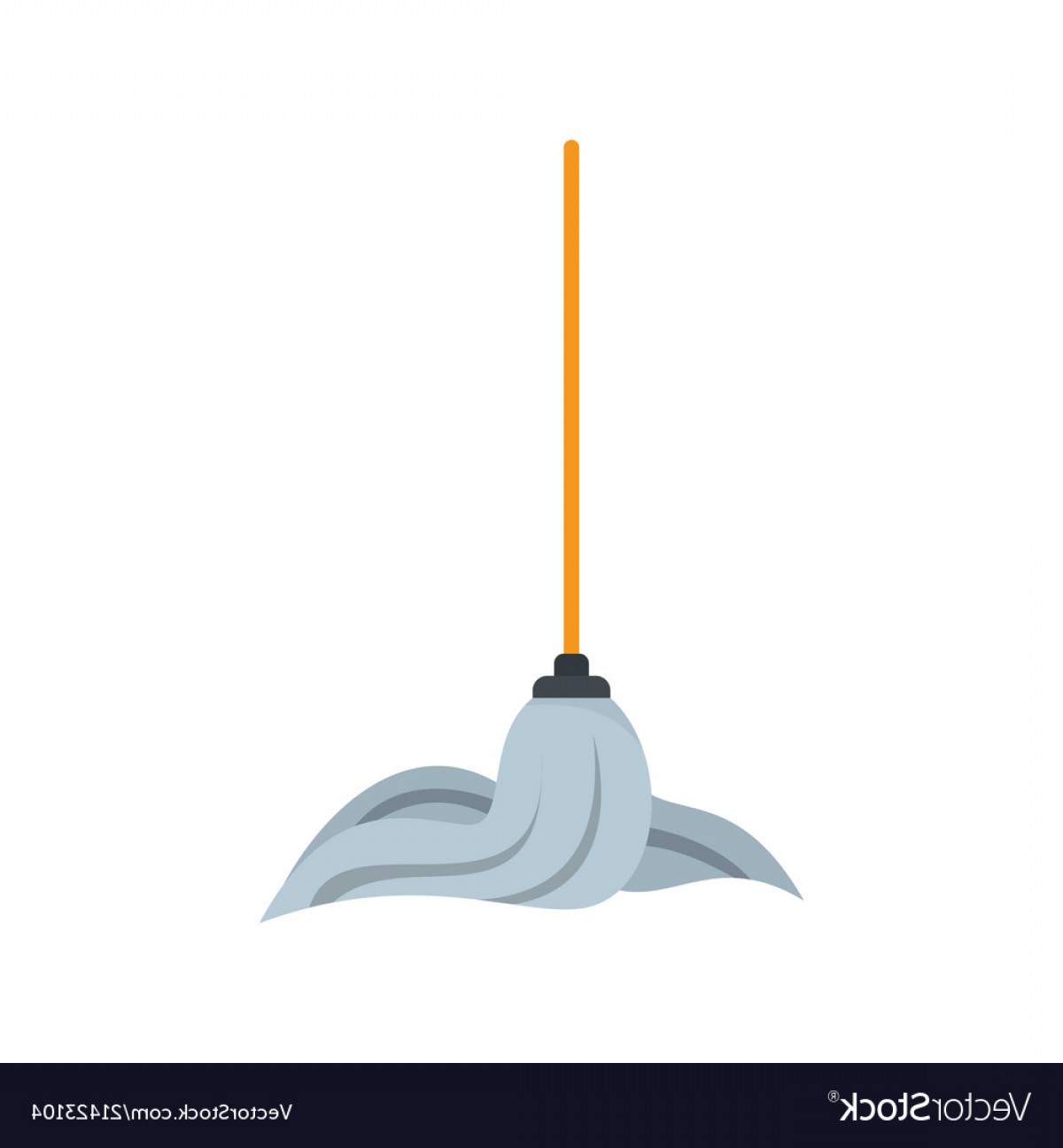 1200x1296 Mop Icon Flat Style Vector Cqrecords