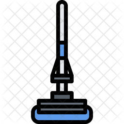 256x256 Mop Icon Of Colored Outline Style