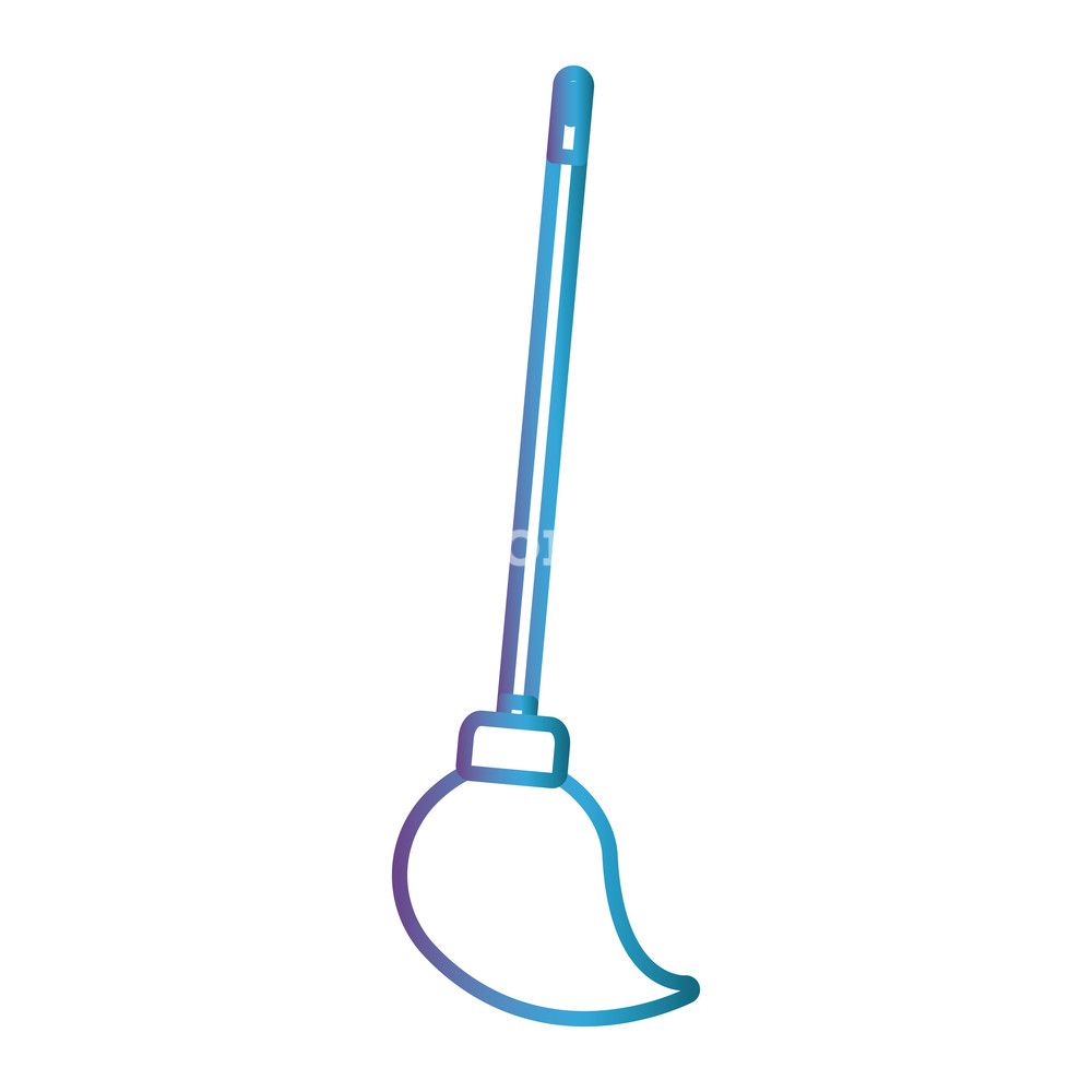 1000x1000 Mop Icon Over White Background Vector Illustration Royalty Free