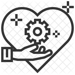 256x256 Morale Icon Of Line Style