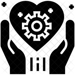 256x256 Morale Management Icon Of Glyph Style