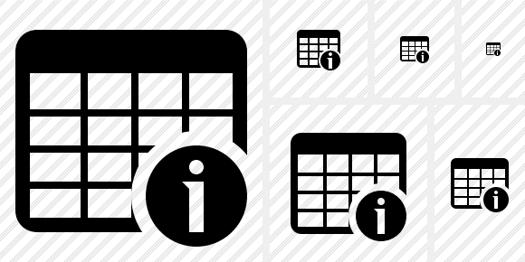 580x290 Database Table Icon Symbol Black Professional Stock Icon