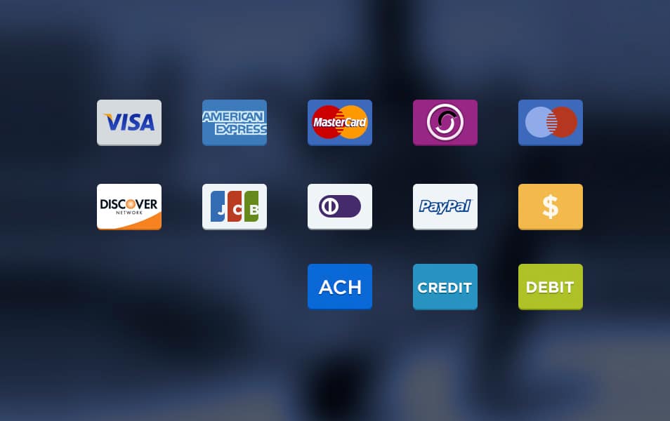 954x600 Free Payment Method Credit Card Icon Set