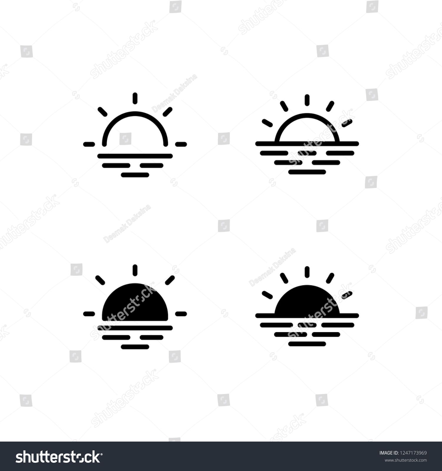 1500x1600 Sunrise Icon Design Sunrise, Sunset, Sunlight, Sunshine, Morning