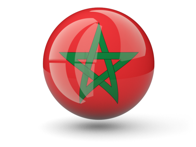 640x480 Sphere Icon Illustration Of Flag Of Morocco