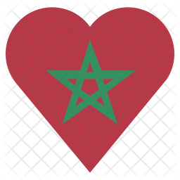256x256 Morocco Flag Icon Of Flat Style