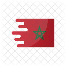 256x256 Morocco Icon Of Flat Style
